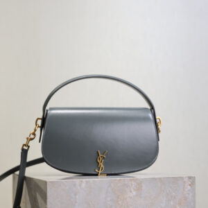 ysl0743 YSL VOLTAIRE Top Handle Bag Gray