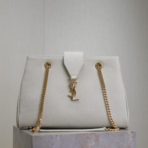 ysl0747 YSL 668900 Tote Bag Large White