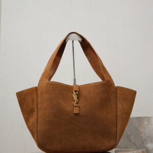 ysl0763 YSL 763435 Tote Bag Caramel Gold Hardware