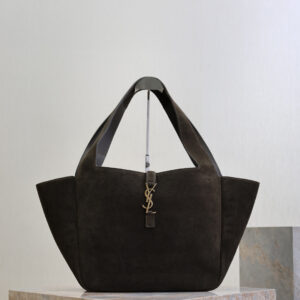 ysl0764 YSL 763435 Tote Bag Green Gold Hardware