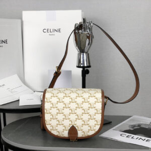 cel0038 Celine Triomphe Folco Brown