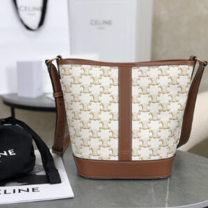cel0056 Celine Triomphe Bucket Tote Bag