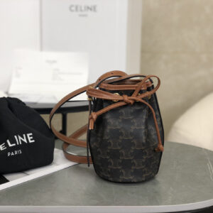 cel0071 Celine Triomphe Bucket Bucket Bag