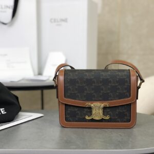 cel0147 Celine Triomphe Box Brown