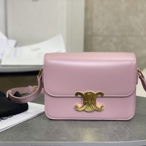 cel0151 Celine Triomphe Box Pink