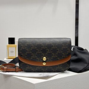 cel0187 Celine Duo Flap Bag