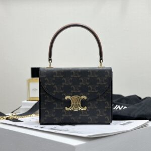 cel0220 Celine Triomphe Blandine Vanity Bag
