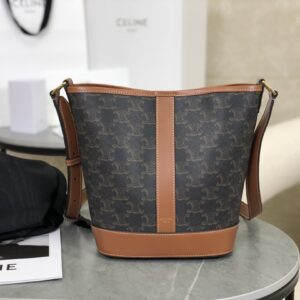 cel0235 Celine Triomphe Bucket Bucket Bag