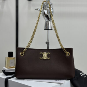 cel0337 Celine Triomphe Flap Bag