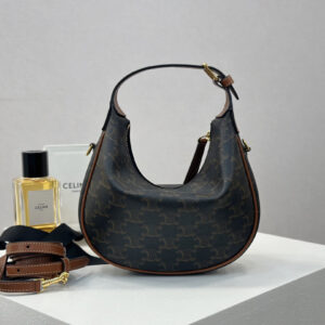 cel0363 Celine Lul Gold Hobo Bag