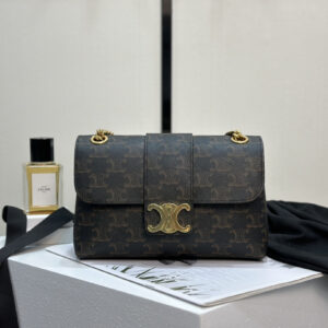 cel0373 Celine Triomphe Flap Bag