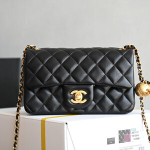 bag0470 Chanel Classic Flap Mini Gold Hardware