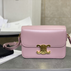 cel0402 Celine Triomphe Box Pink