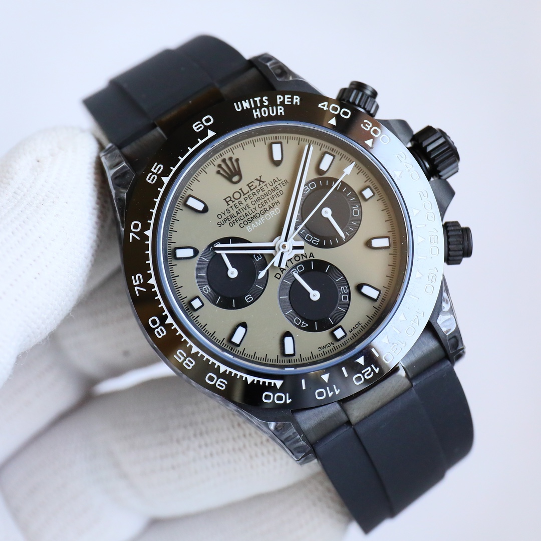 Rolex Daytona 40mm Black / Silver - watch0001