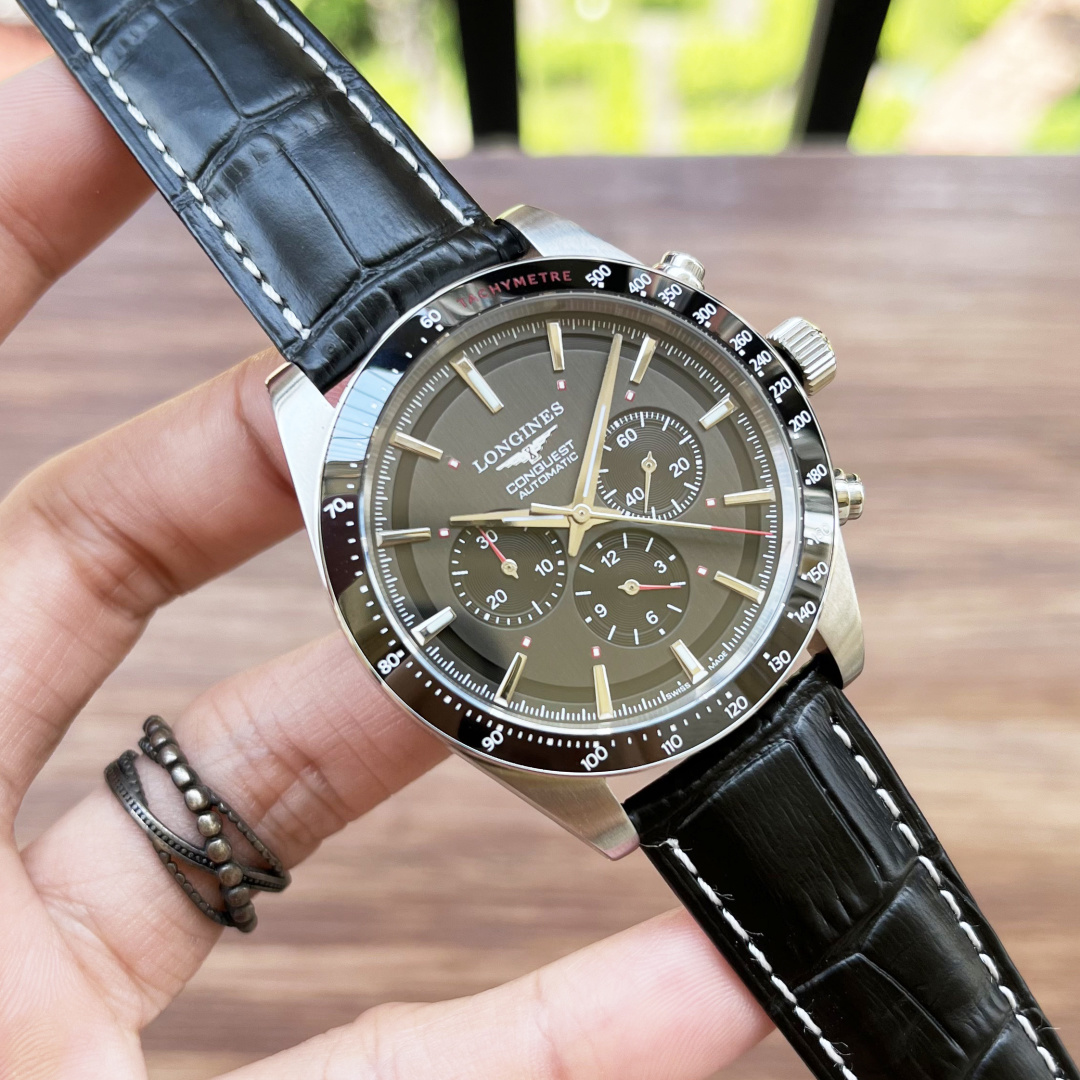 Longines Conquest 42mm Black / Silver - watch0038