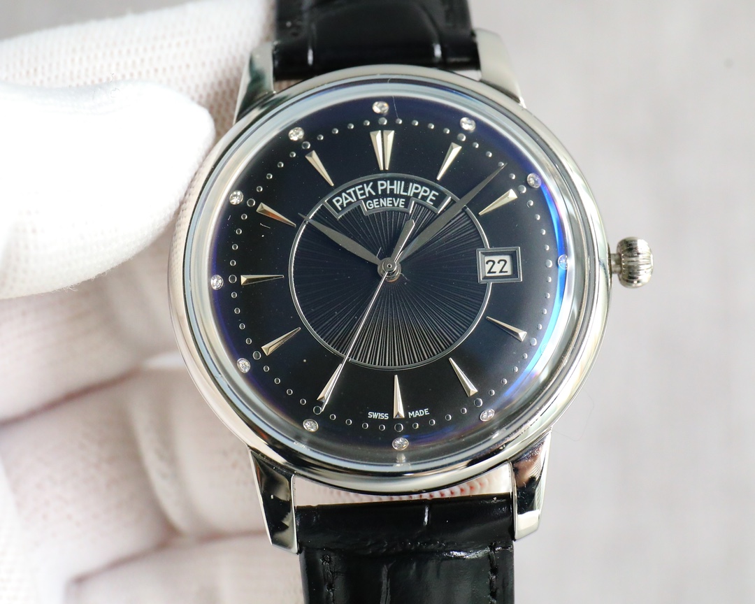 Patek Philippe Watch 42mm White / Rose Gold - watch0041