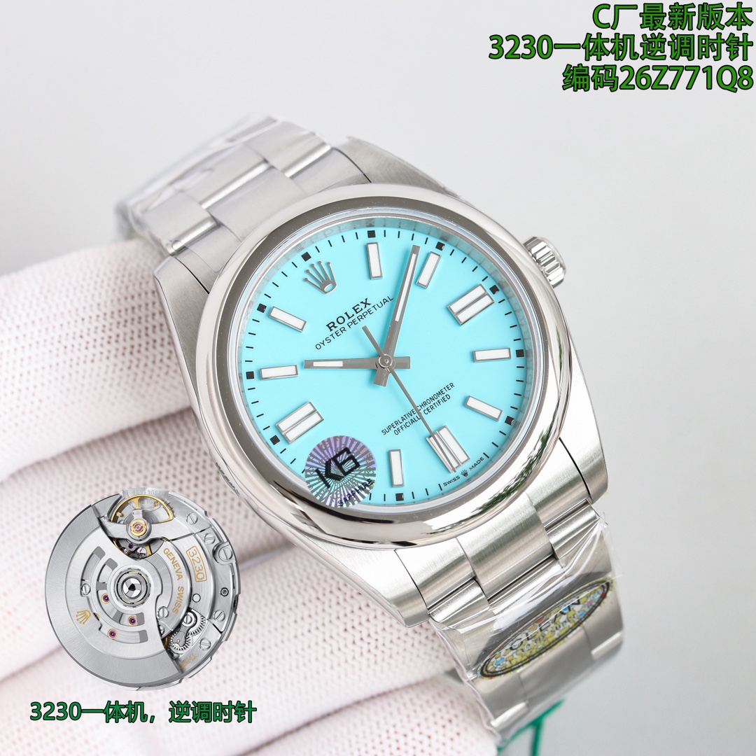 Rolex Oyster Perpetual 41mm Blue - watch0059