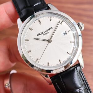 Patek Philippe Watch 40mm White / Rose Gold - watch0077