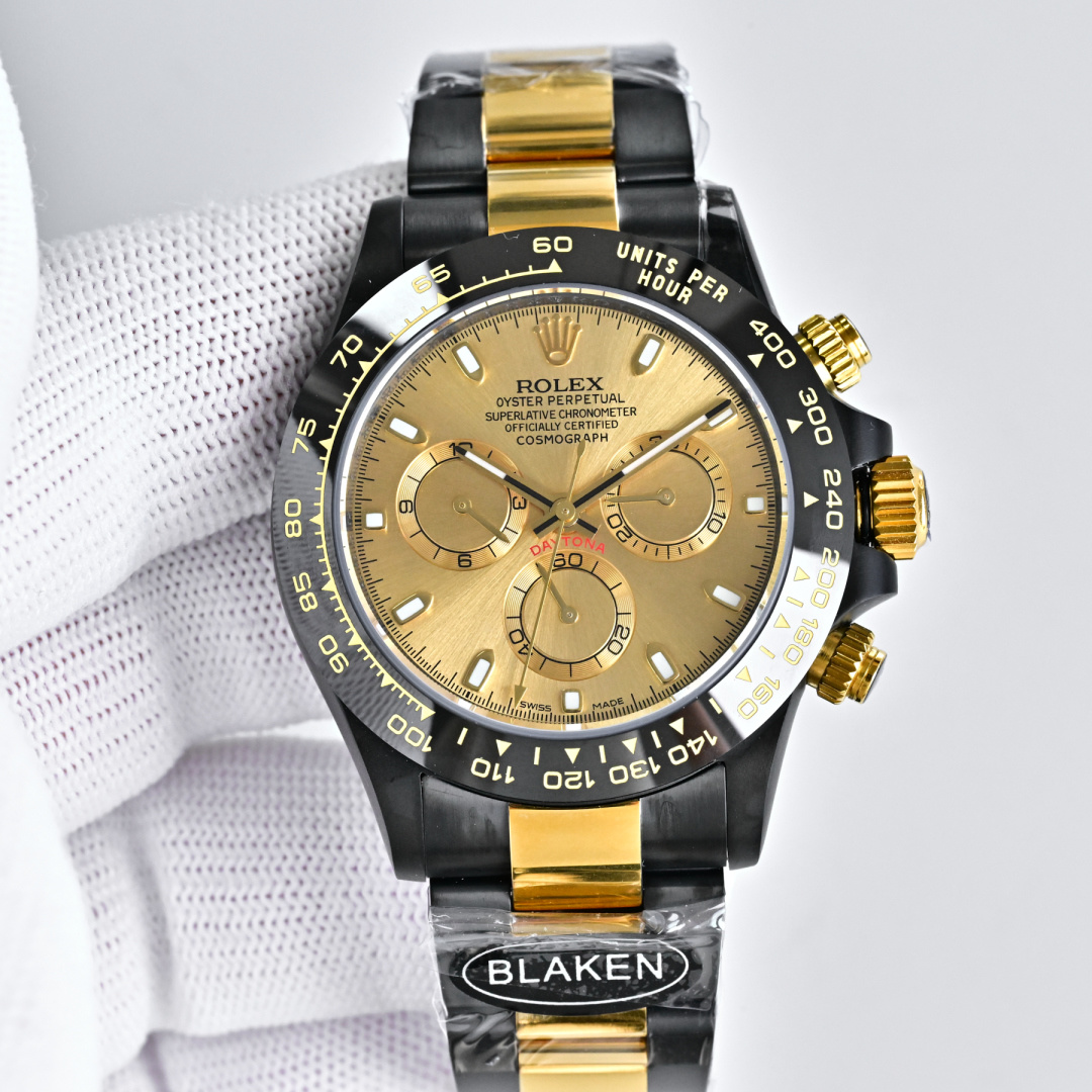 Rolex Daytona 40mm Black / Silver - watch0086