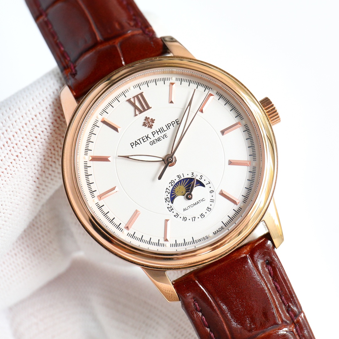Patek Philippe Watch 40mm White / Gold - watch0098