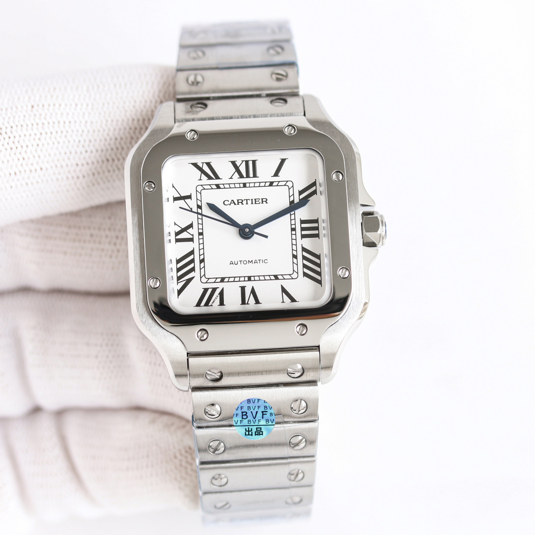 Cartier Santos White / Gold - watch0108