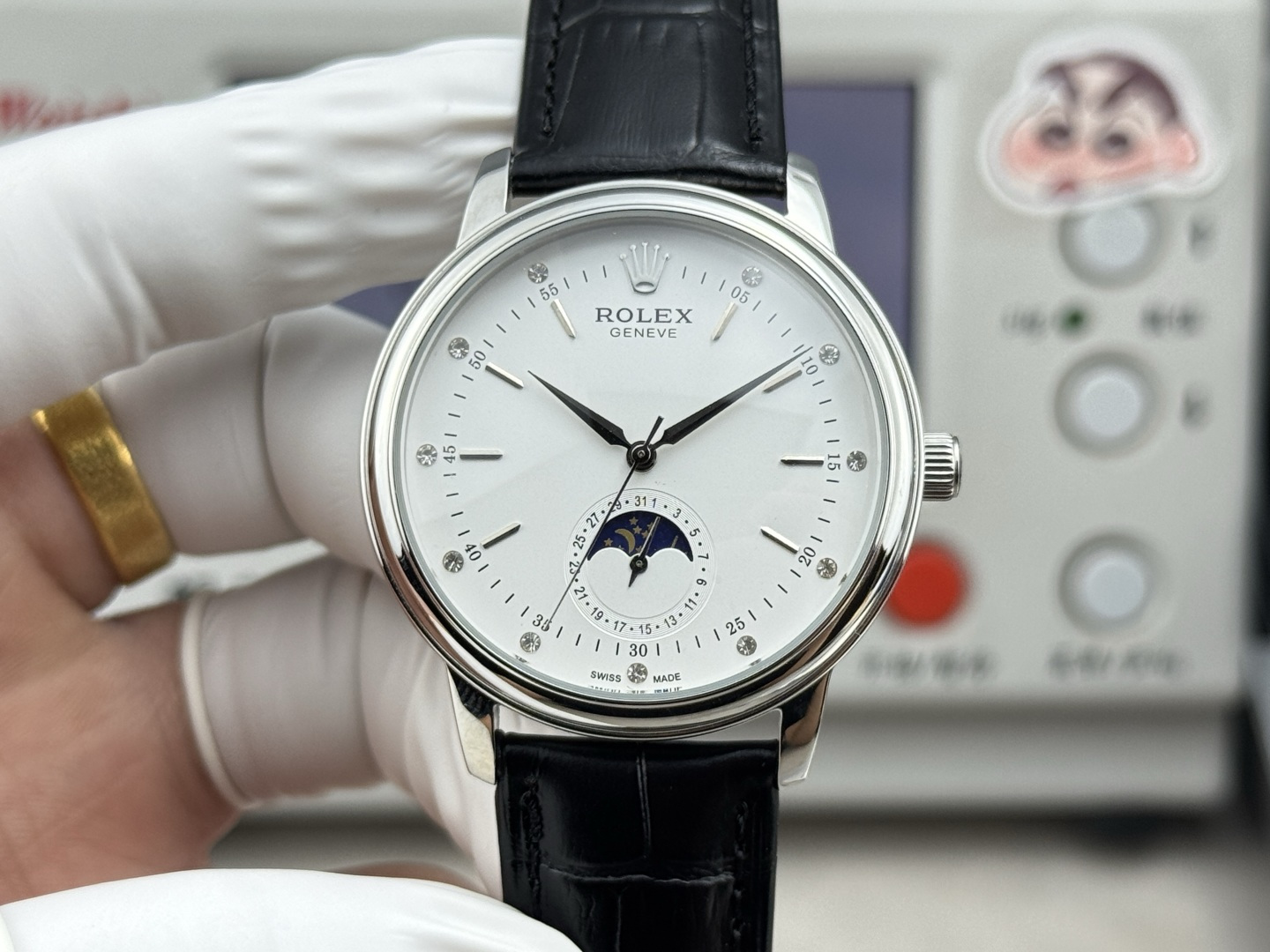 Rolex Watch 40mm Rose Gold / Silver - watch0146