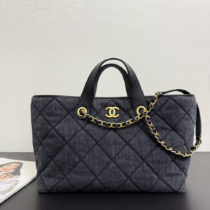 bag0490 Chanel Tote Gold