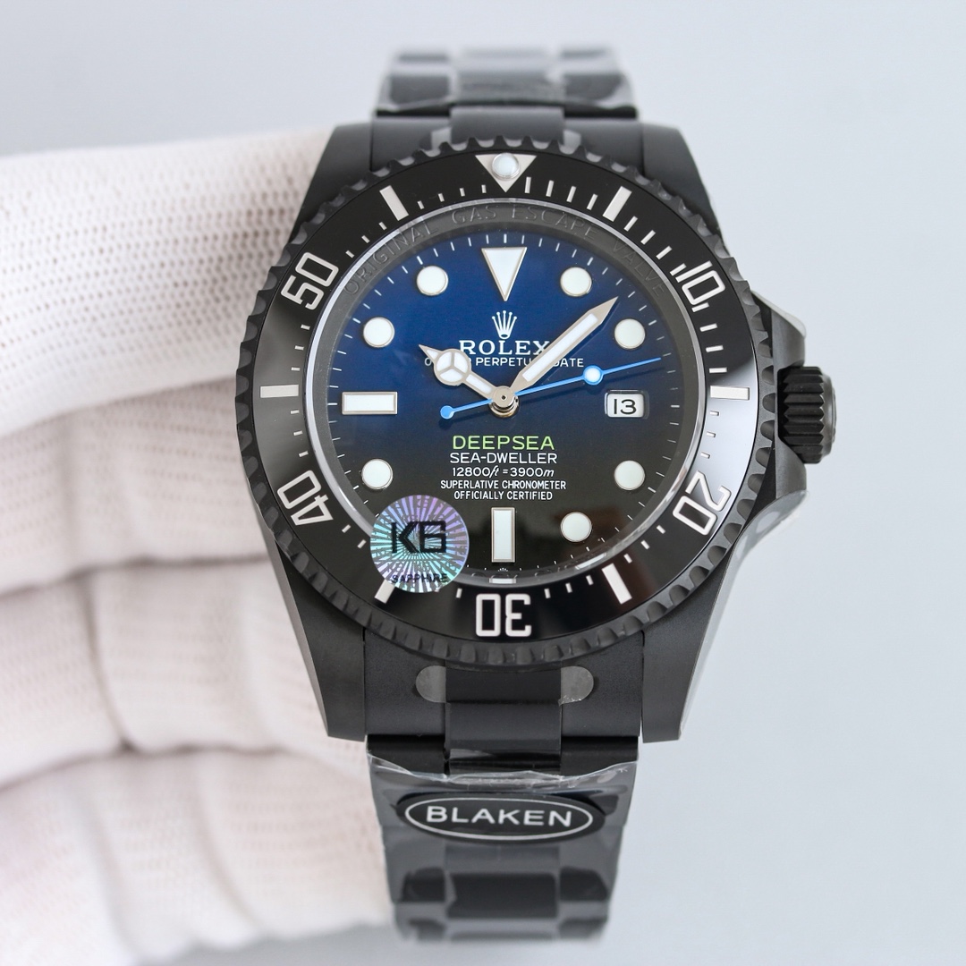 Rolex Watch 44mm Black - watch0188