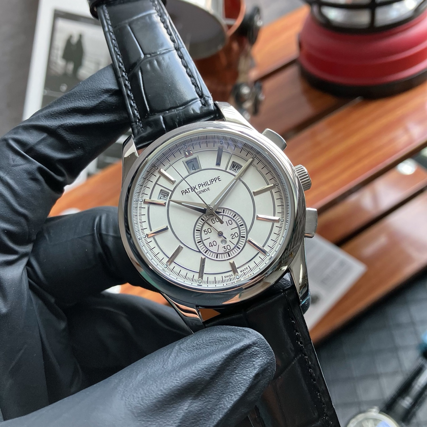 Patek Philippe Watch Rose Gold / Silver - watch0211