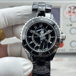 Chanel Watch 38mm Black / White - watch0230
