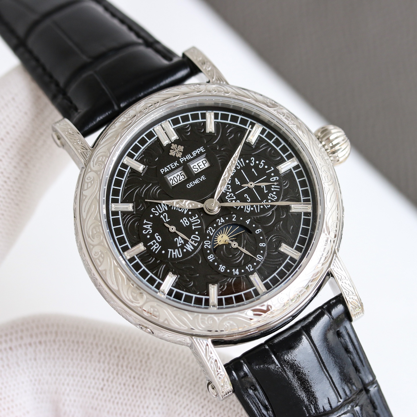Patek Philippe Watch 42mm White / Rose Gold - watch0236