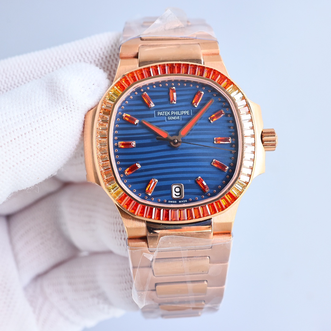 Patek Philippe Nautilus 35.2mm Rose Gold - watch0315