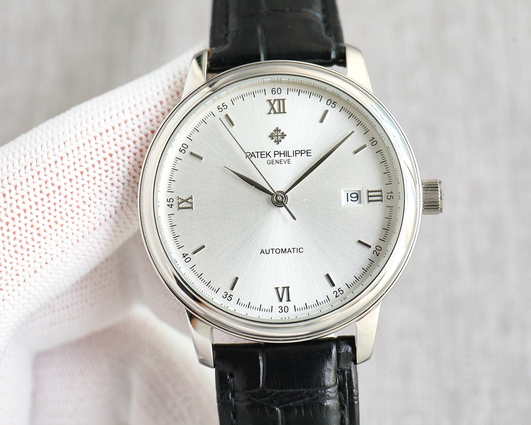 Patek Philippe Watch 40mm Silver - watch0330