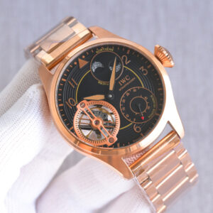 IWC Pilot 46mm White / Rose Gold - watch0331