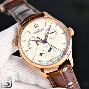 Jaeger-LeCoultre Watch 42mm Rose Gold / Silver - watch0333