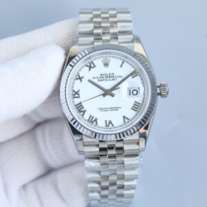 Rolex Datejust 36mm Green / Silver - watch0387