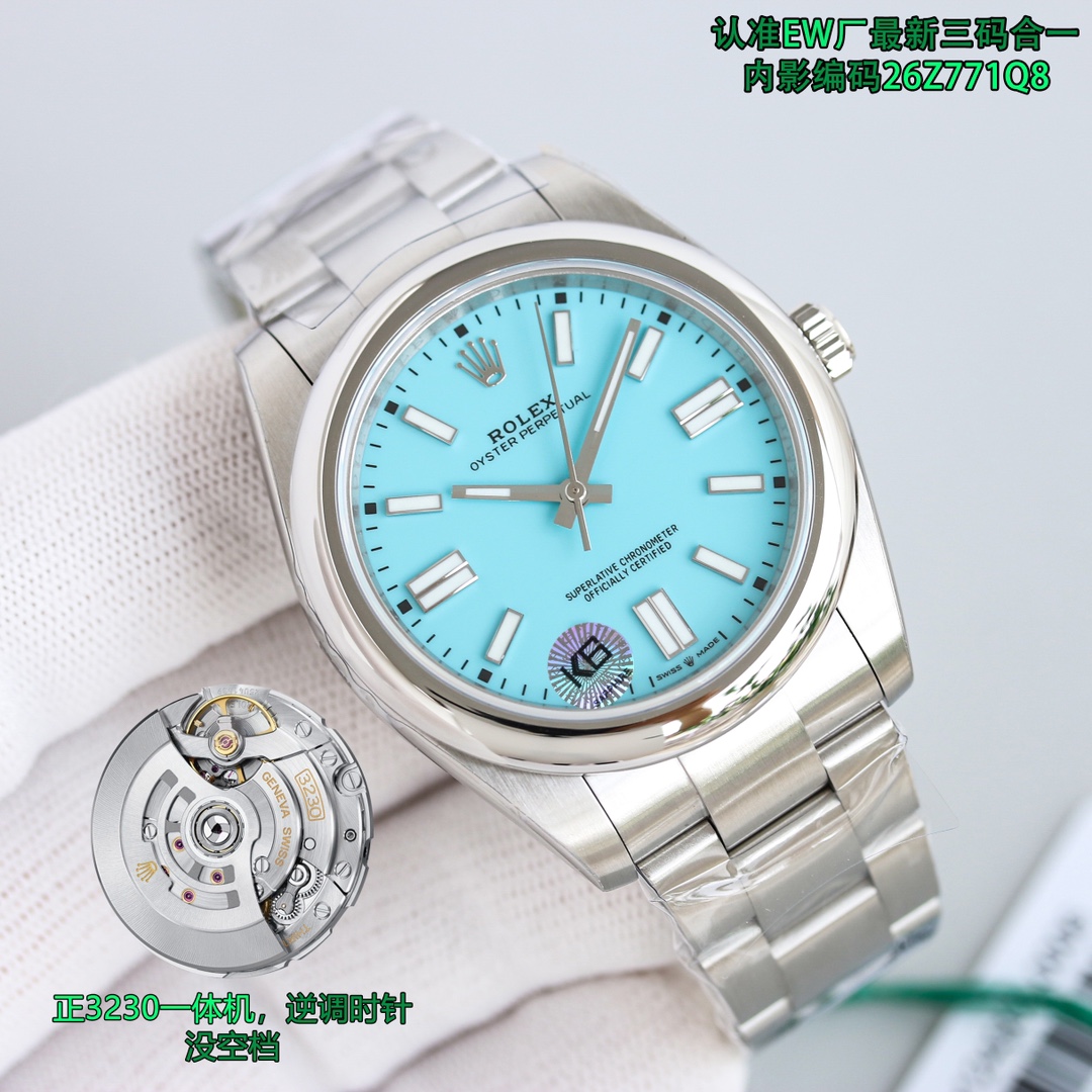 Rolex Oyster Perpetual 41mm Blue - watch0405