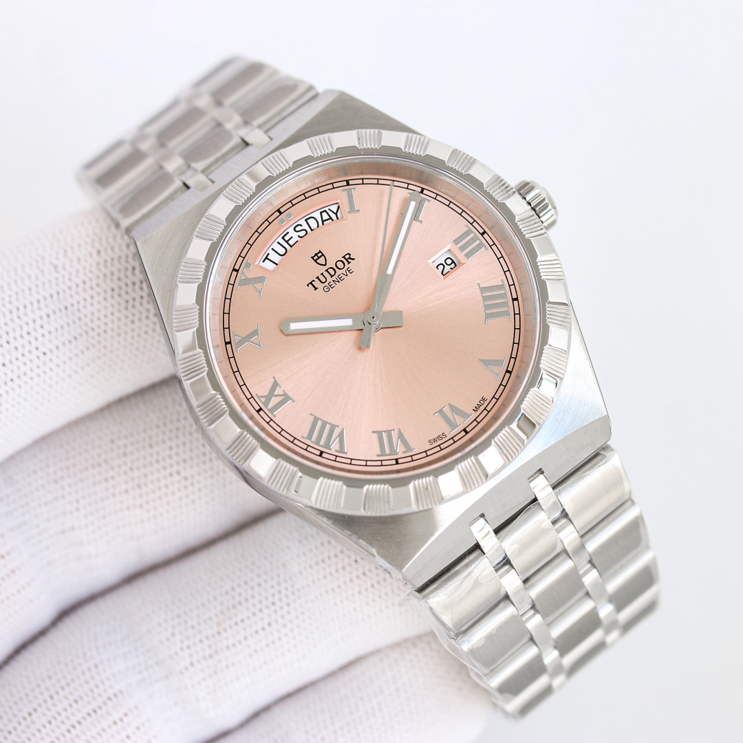 Tudor Watch 41mm White / Gold - watch0430