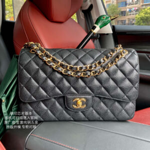 bag0517 Chanel Bag Black Gold Hardware
