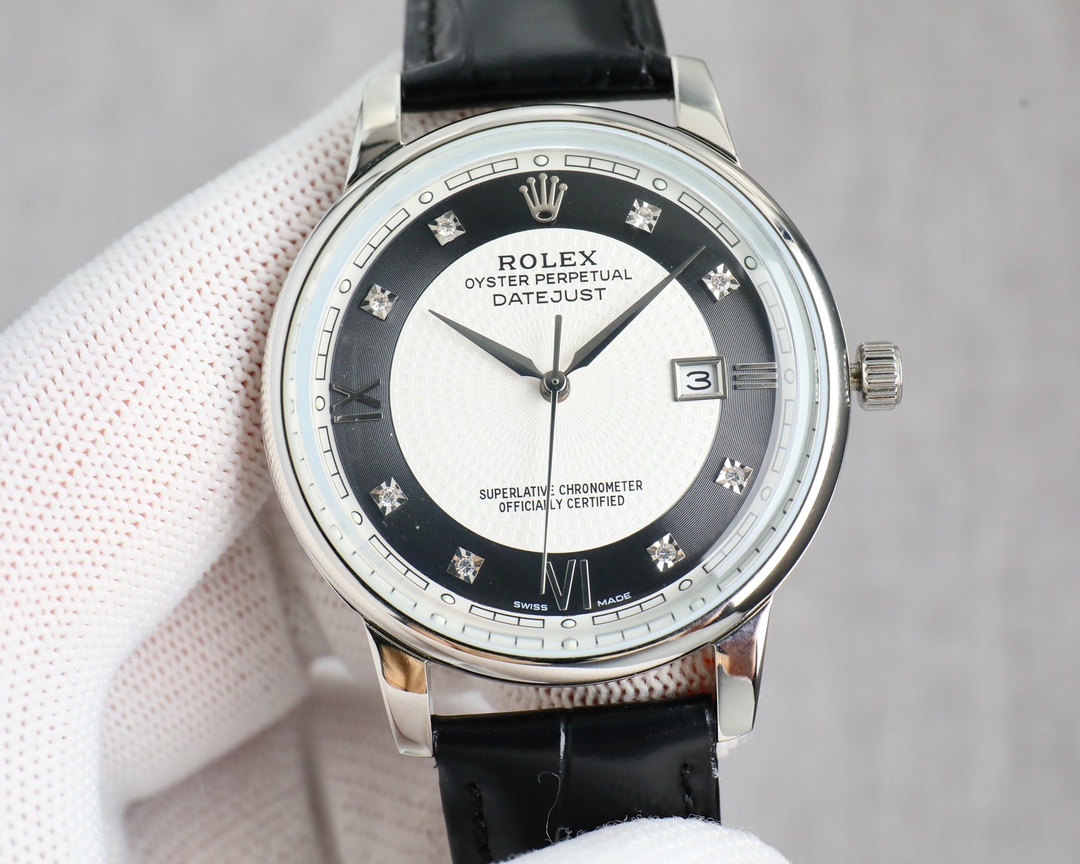 Rolex Watch 42mm White - watch0481
