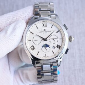 Vacheron Constantin Watch White / Rose Gold - watch0489