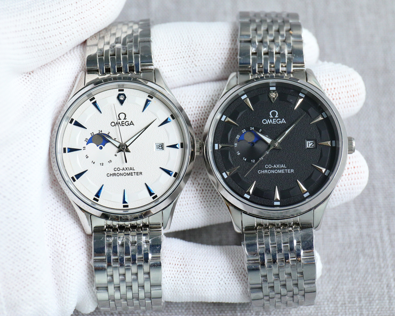 Omega De Ville 42mm White / Gold - watch0518