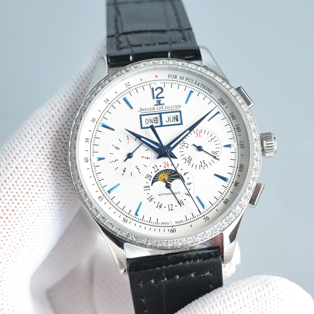Jaeger-LeCoultre Watch 40mm Rose Gold / Silver - watch0523