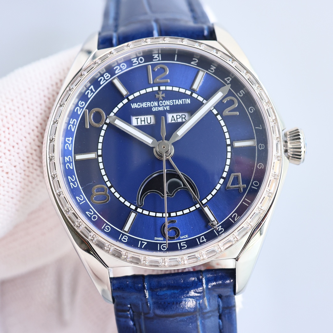 Vacheron Constantin Watch 40mm Blue / Silver - watch0554