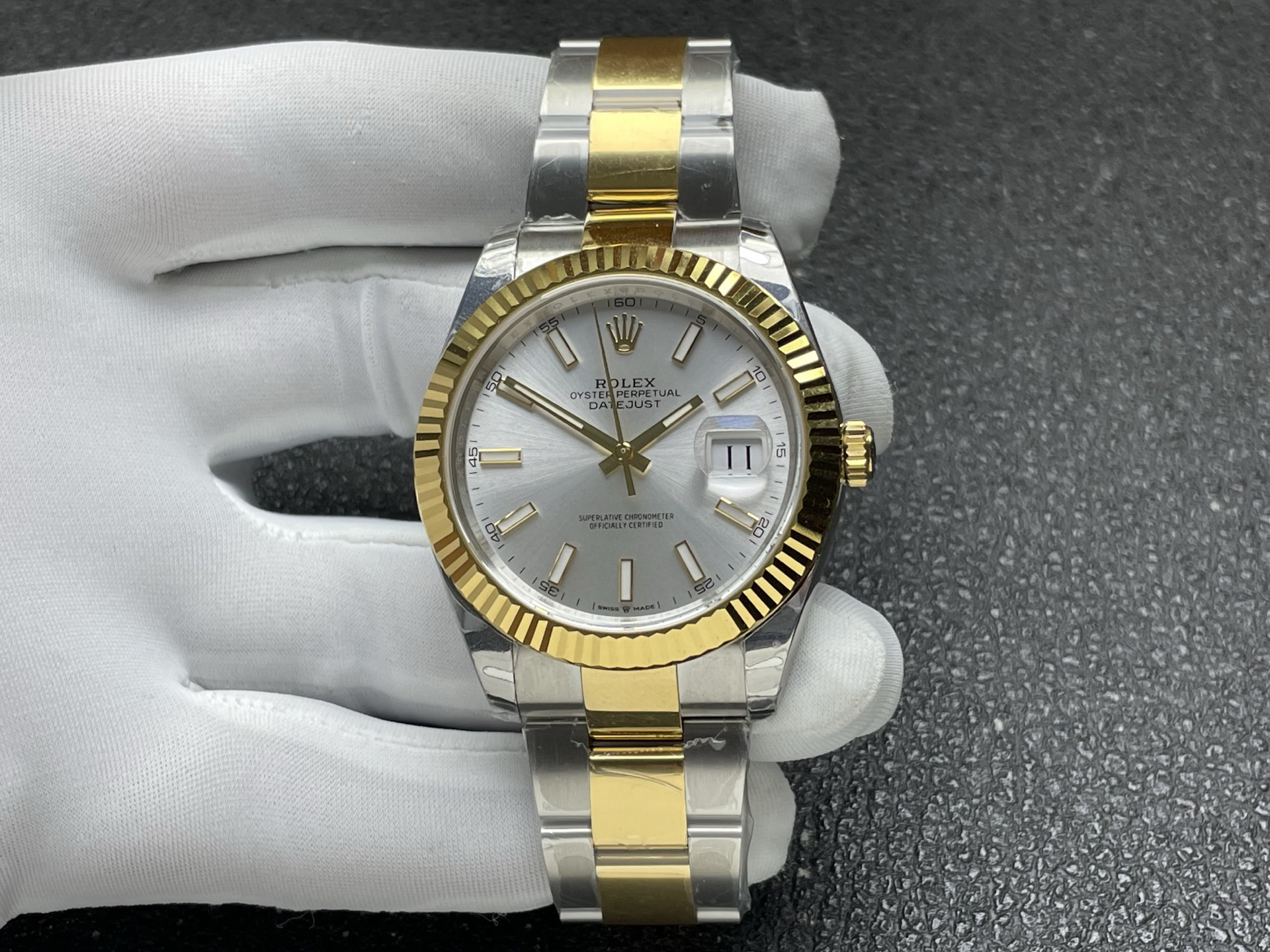 Rolex Datejust 41mm White / Blue - watch0599