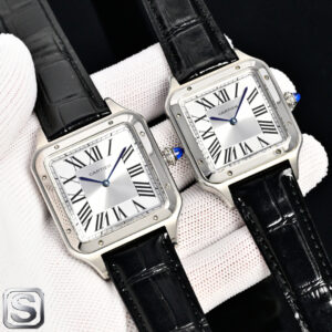 Cartier Santos 33mm White / Blue - watch0626
