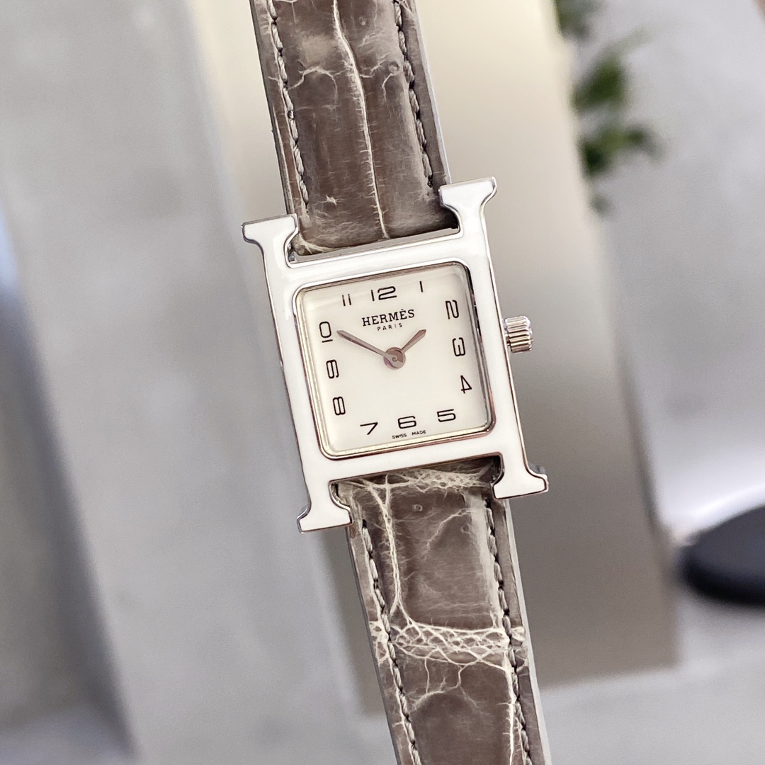 Classic Watch 21mm White / Silver - watch0636