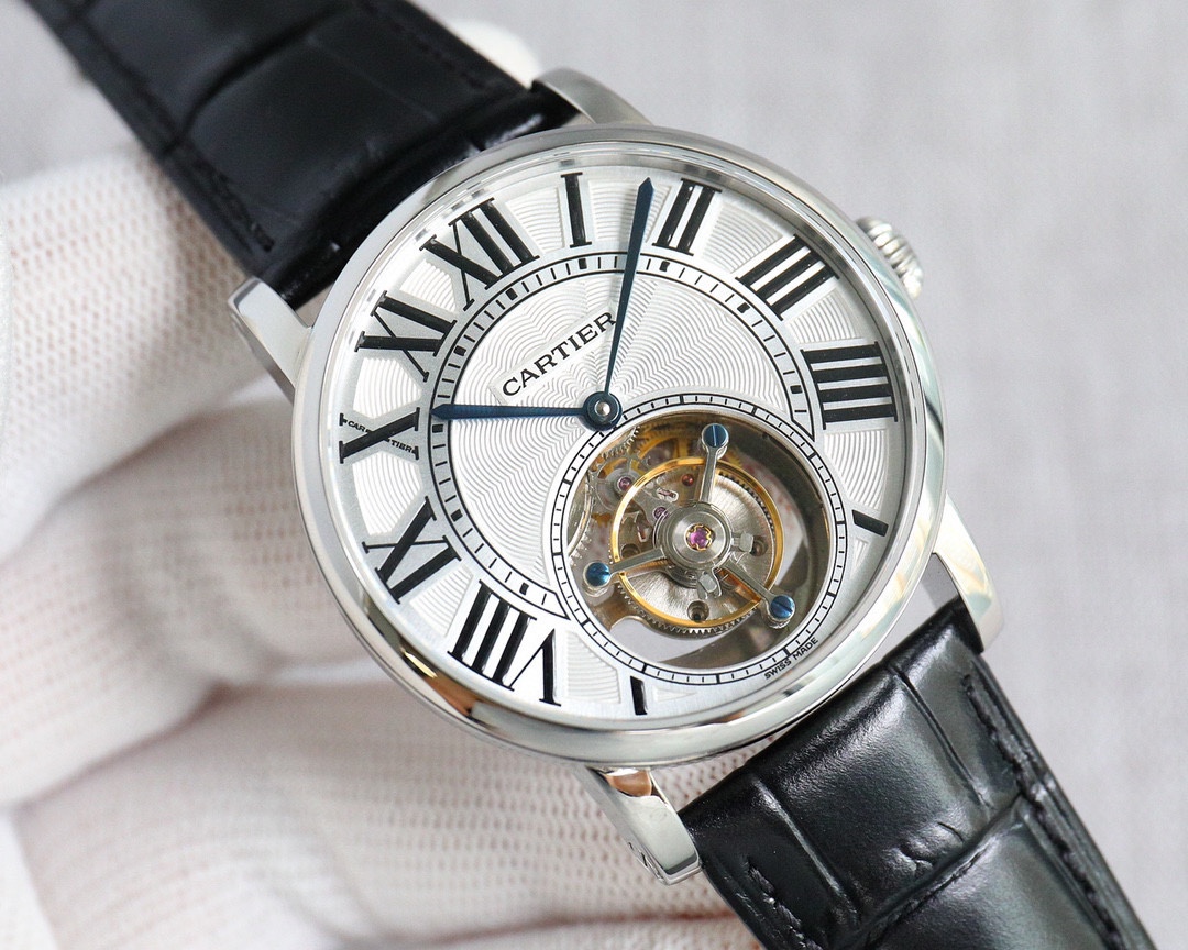 Cartier Watch Black / White - watch0660
