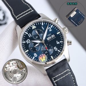 IWC Pilot Blue / Gold - watch0663