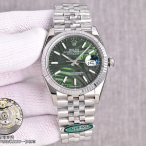 Rolex Datejust 36mm Green / Silver - watch0681
